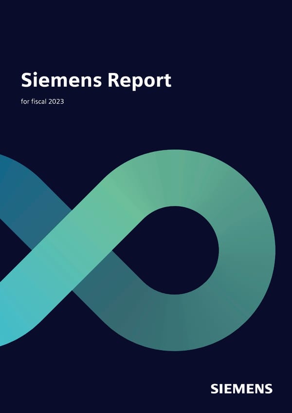 Siemens Report FY2023 - Page 1