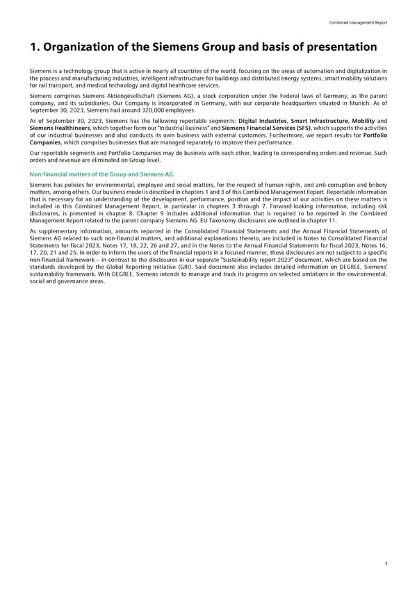 Siemens Report FY2023 - Page 5