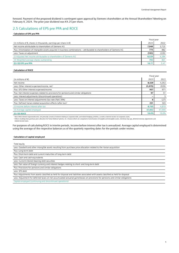 Siemens Report FY2023 - Page 7