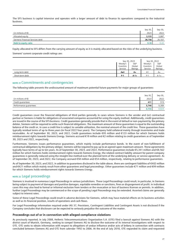 Siemens Report FY2023 - Page 73