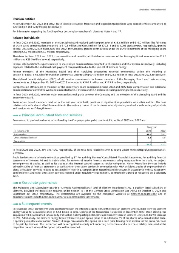 Siemens Report FY2023 - Page 88