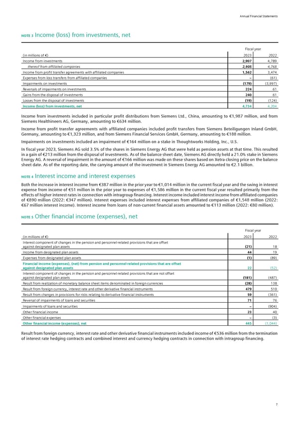 Siemens Report FY2023 - Page 123