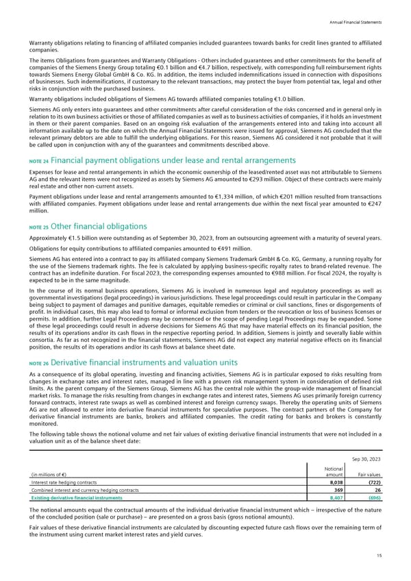 Siemens Report FY2023 - Page 131