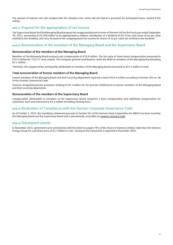 Siemens Report FY2023 - Page 133