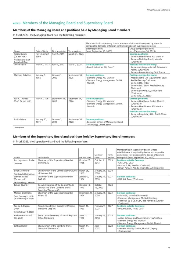 Siemens Report FY2023 - Page 134