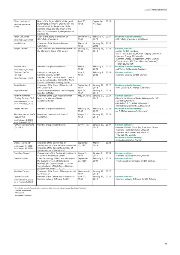 Siemens Report FY2023 - Page 135