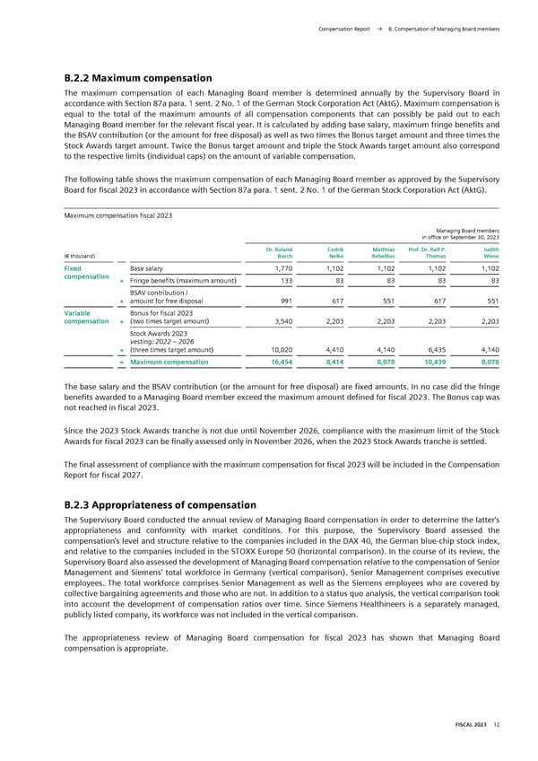 Siemens Report FY2023 - Page 163