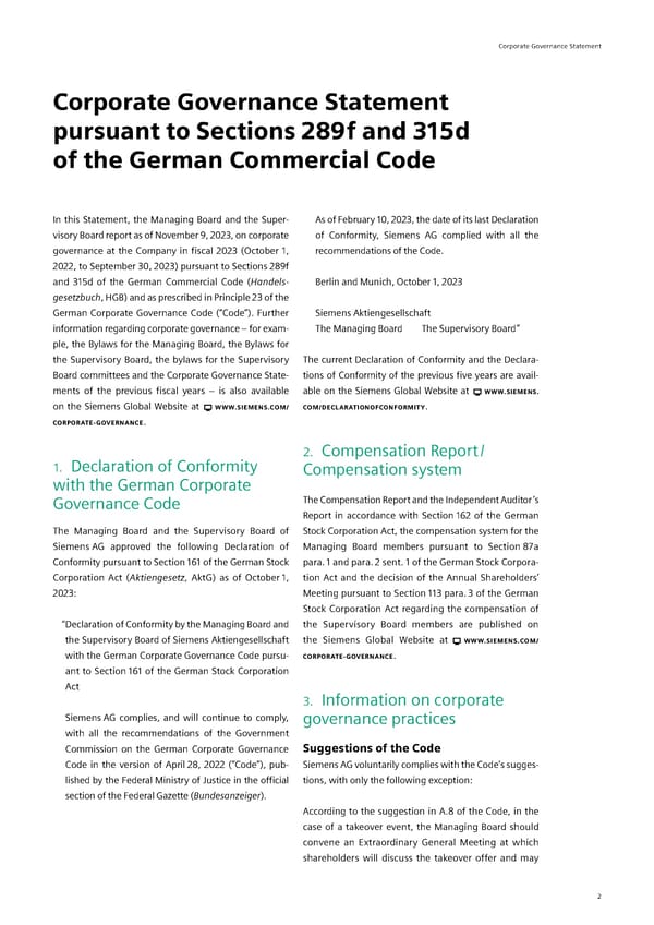 Siemens Report FY2023 - Page 202