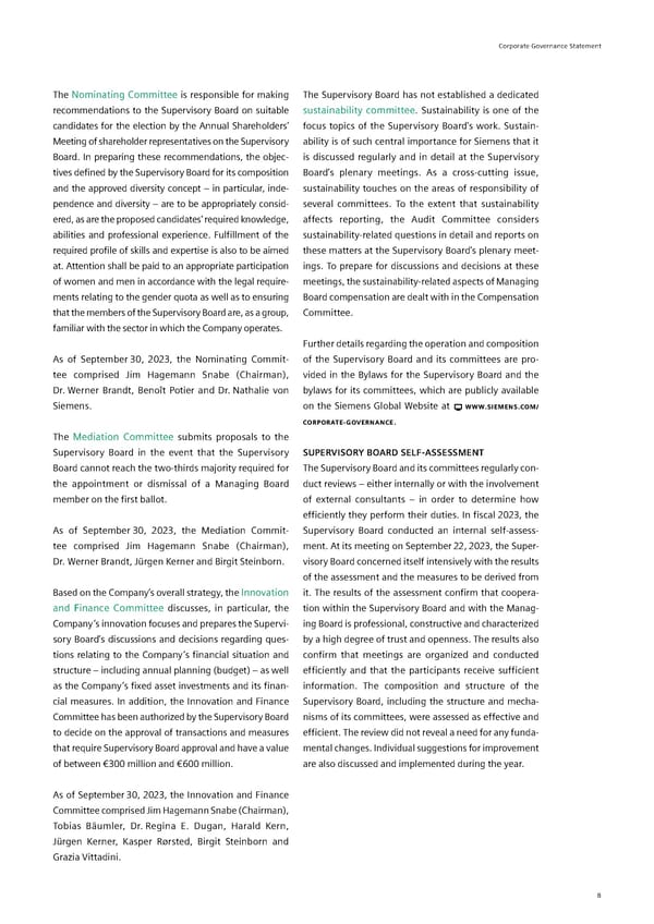 Siemens Report FY2023 - Page 208